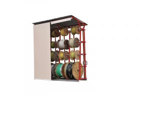 Cable drum shelving - RACK 0080.0000 - CEF ENGINEERING s.r.l.